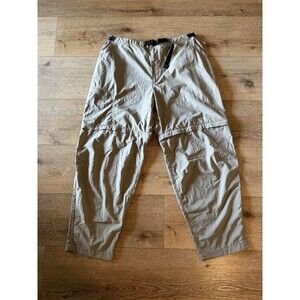 REI Mens Brown Outdoor Hiking Convertible Pants Size 2XL Straight Leg